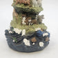 Noah's Ark Animal Spiral Tower Music Box Wildlife Figurine 10" Ceramic TLC China
