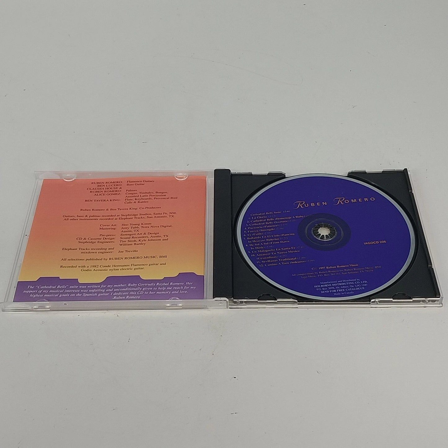 Ruben Romero Flamenco Southwest CD Flamenco Guitar New Age World Music Instrmntl