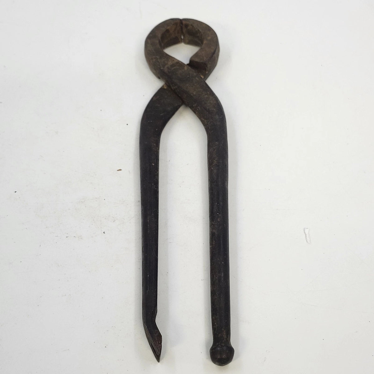 Diamond No. 141 Farrier Horseshoe Nail Nipper Cutter 10" Forged Steel Vtg Tool