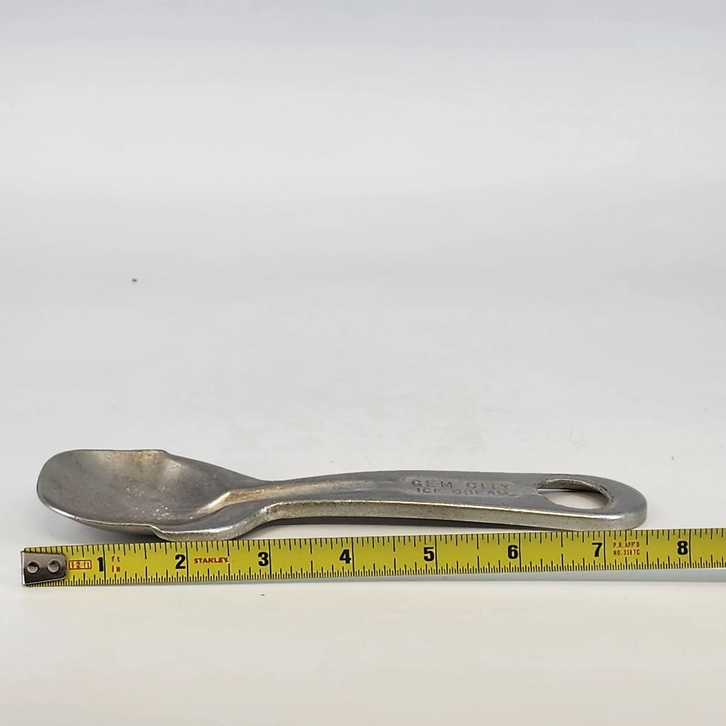 Gem City Ice Cream Scoop Cast Aluminum Retro Soda Fountain Kitchen Tool Vintage