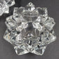Avon Gem Glow Starburst 3" x 2" Votive Candle Holders Vintage Pair Set 1970's