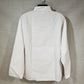 White Traditional Server Coat XL Fame Fabrics 4 Buttons Military Collar C102