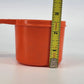 Tupperware Harvest Orange Measuring Cups Set 6 Complete 1970s MCM Retro Kitchen