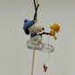 2 Hallmark Keepsake Peanuts Miniature Ornaments 2000's Decorating & Winter Fun