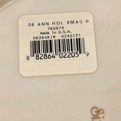 Lenox 2006 Annual Collector Christmas Plate 16th Series Numbered Christmas Tree
