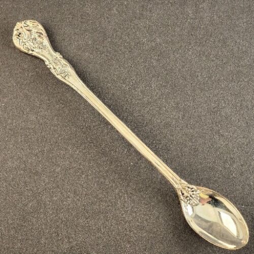 1 Iced Tea Spoon French Rose Pattern Silver-plate FB Rogers International China