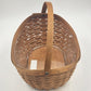 Longaberger Full-Size Maple Brown Crocus Basket w Plastic Protector Liner 2006