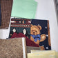 Lot of Miscellaneous Fabric Pieces for Quilting & Crafts Unstuffed Pillow & Felt
