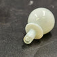 Fenton Glass Perfume Bottle White French Opalescent Lattice Optic Squat 4.25"