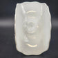 1970s Indiana Milk Glass Teardrop Footed Banana Fruit Bowl 11" Vintage MCM