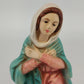 Nativity Kneeling Mary Figure 6" Hand Painted Resin Christmas Church Decor Korea