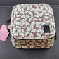 Hello Kitty Vanity White Cosmetic Bag Case Multi Compartment Sanrio NWT China