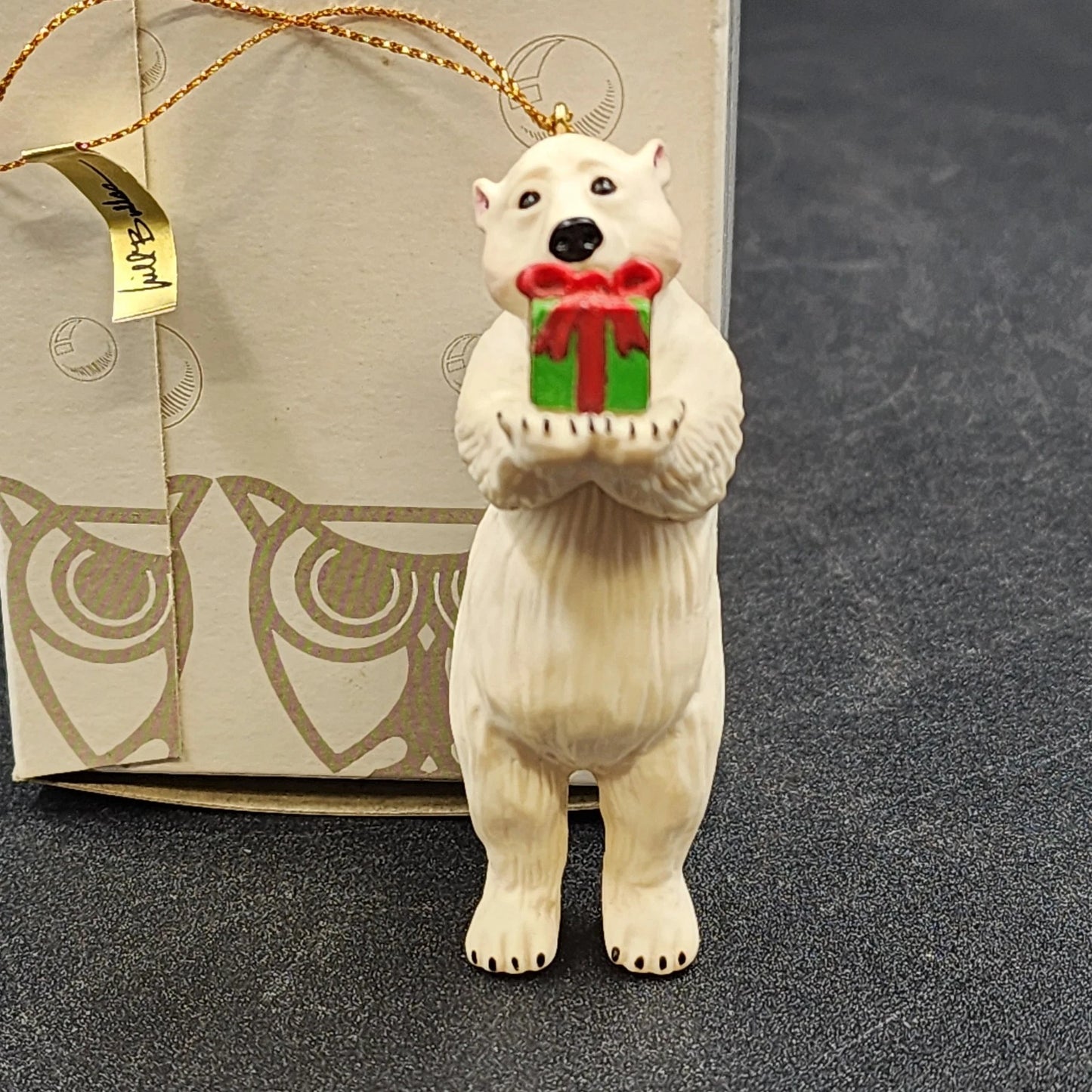 Will Bullas Polar Bear Bearing Gifts Ornament Christmas Greenwich Workshop