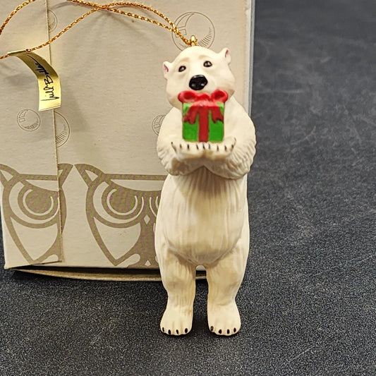 Will Bullas Polar Bear Bearing Gifts Ornament Christmas Greenwich Workshop