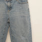 Eileen Fisher Women Light Wash Straight Leg Jeans Size 6 Distressed Cotton Denim