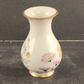 K&R Krautheim Selb Bavaria Germany Floral Vase Porcelain Gold Trim 3" Vintage