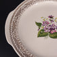 Cunningham & Pickett Springviolet 22K Gold Handled Cake Plate 10.3" Platter Ohio
