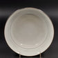 Noritake Cumberland Round Vegetable Bowl 9" White Flowers Platinum Vintage Japan