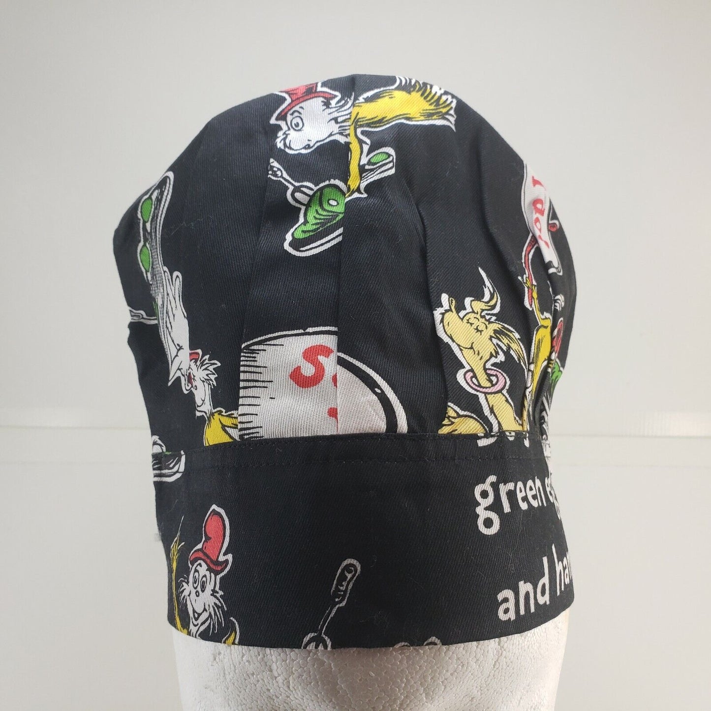 Kid's Chef's Hat Green Eggs & Ham Dr Seuss ASD Living Hook & Loop Sizing