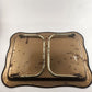 Metal Bed Lap TV Tray w Folding Legs Vintage Fruit Serving Apples Grapes Kitsch