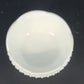 Vintage Indiana Milk Glass Diamond Point Candy Dish Footed Bowl