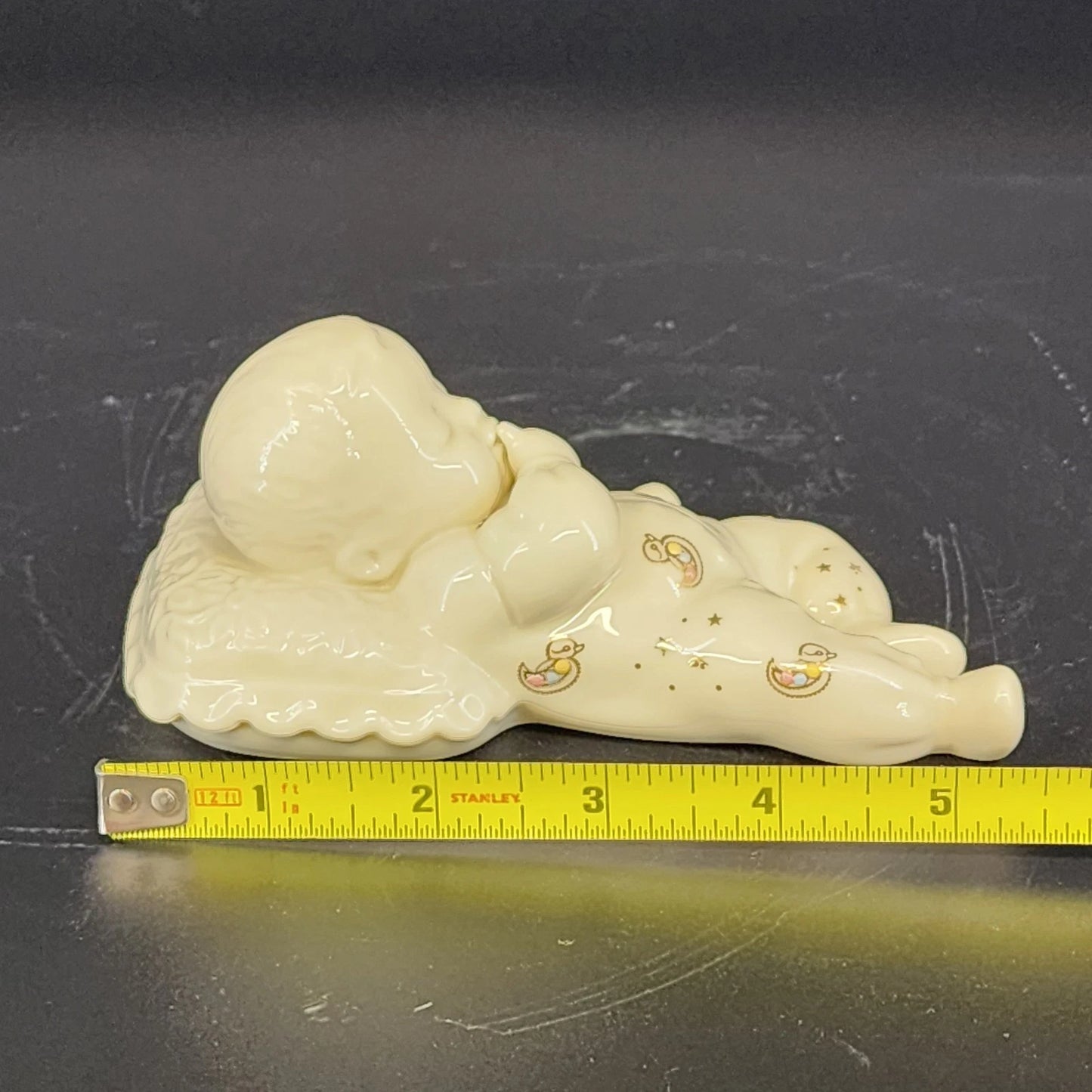 Lenox Hush Little Baby Figurine Sleeping Infant Porcelain New Baby Gift 1996