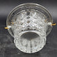 Avon Fostoria Glass Candlelight Basket Candle Holder Perfumed 1970's Vintage NIB