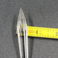 4 Rock Icicle Spear Crystal Faceted Glass Chandelier Prisms 2.9" Wire Connector