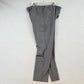 Medgear Material Girl Scrub Pants Womens 3XL Slim Leg Pewter NWT