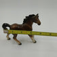 Ceramic Brown with White Accents Trotting Horse Figurine Japan Vintage 4"x3.75"