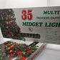 2 pack 35 Midget Lights Indoor Outdoor Vintage Twinkle Christmas Bulbs Taiwan