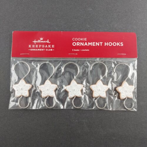 Hallmark Keepsake Star Cookie Ornament Hooks Set Of 5 Hooks