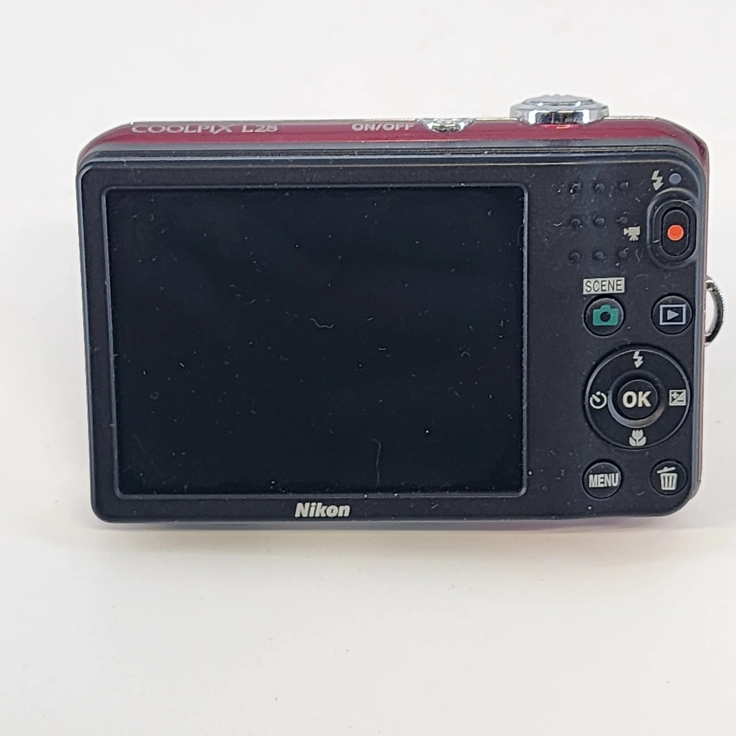 Nikon COOLPIX L28 20.1MP Red Digital Camera 5x Zoom 3" Screen DOES NOT WORK