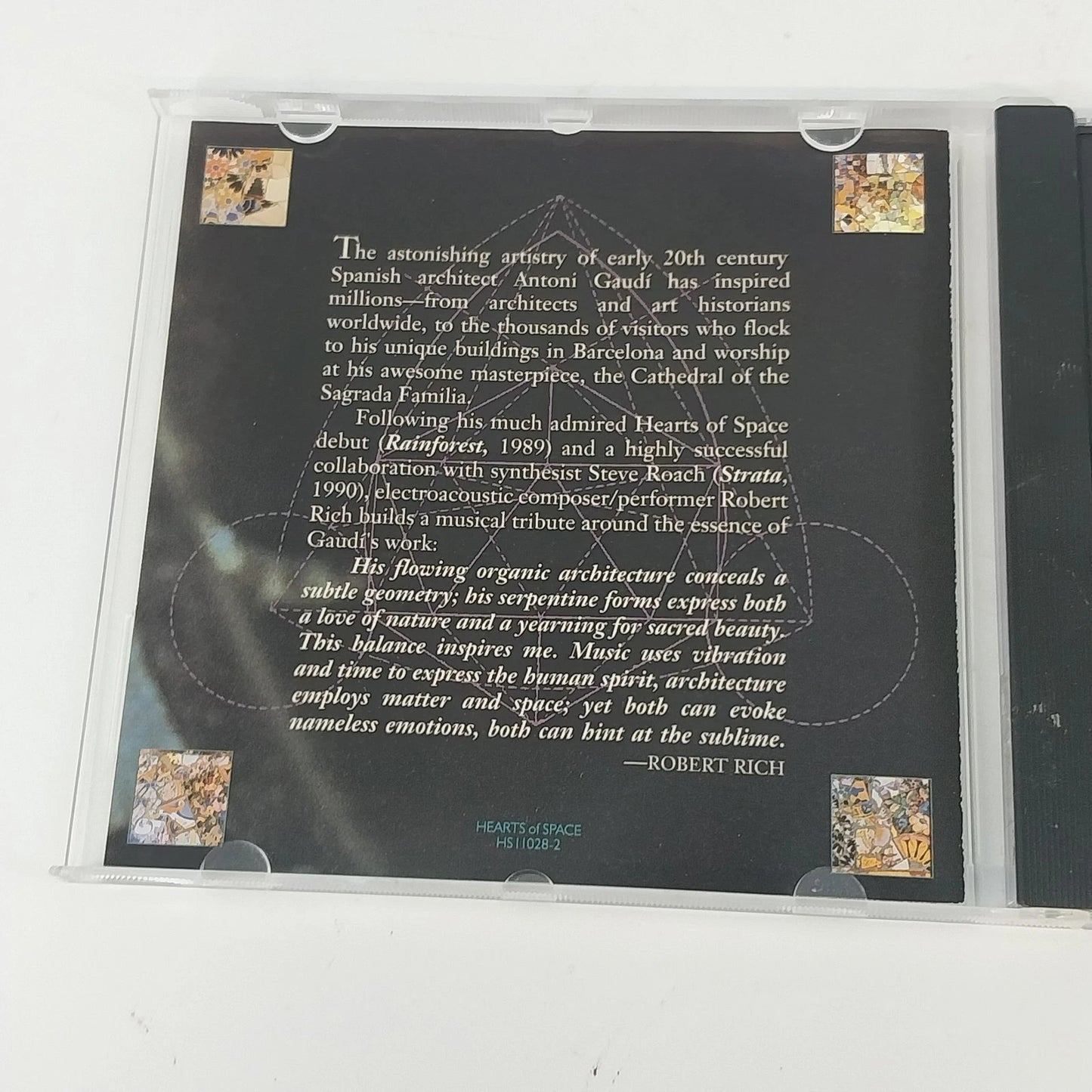 Robert Rich Gaudí CD Ambient Electronic New Age Hearts of Space New Age USA