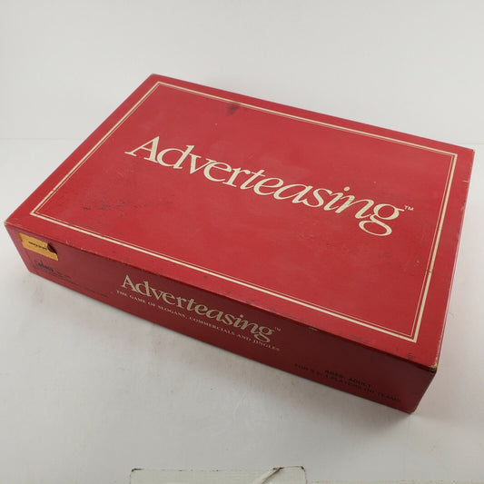 Adverteasing Board Game Trivia Slogans Commercials Jingles 1988 Adult No Timer