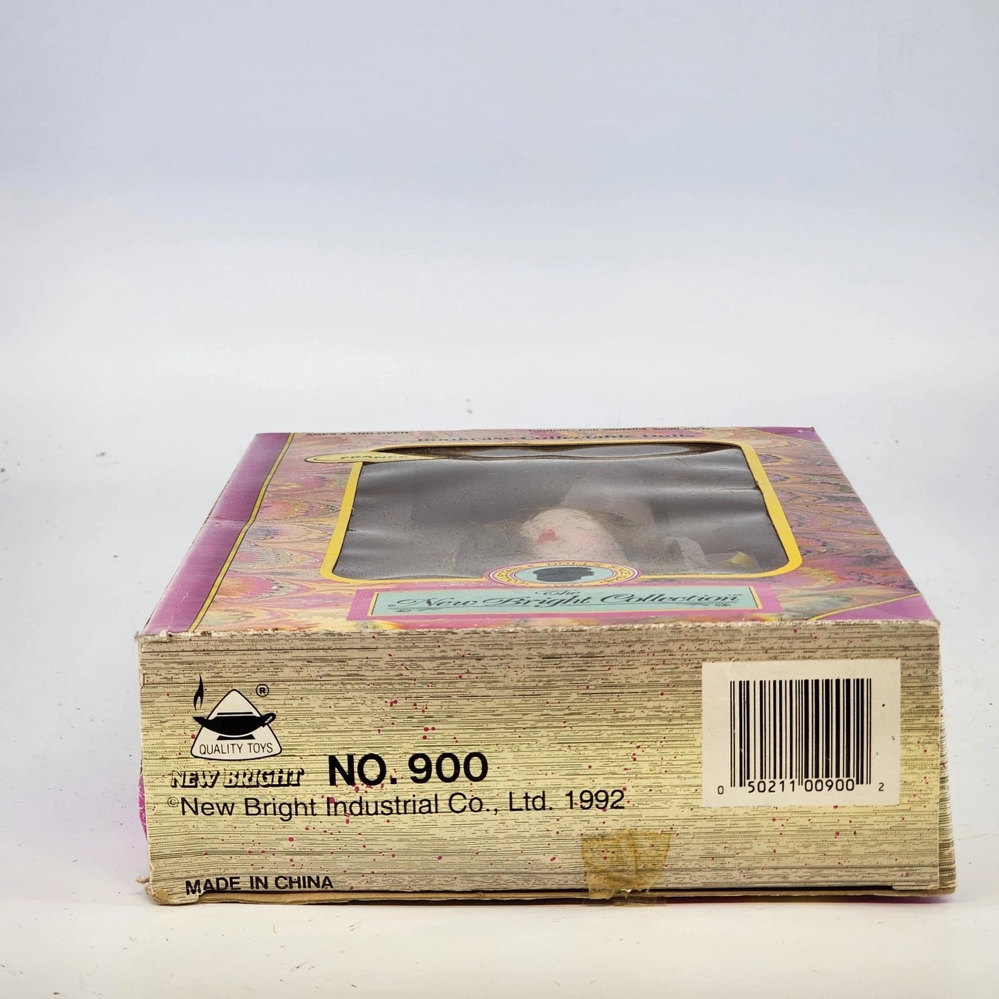 New Bright France Doll Shadow Box Display Figurines Bookcase 1992 NOS Vintage