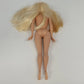 Mattel Barbie Sweetie Blonde Bendable Knees Pink Lips Nude 1998 Head 1999 Body