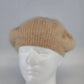 Beige Italian Style Beret Women’s Knit Beanie Hat Cap Soft One Size Classic Chic