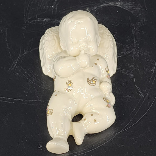 Lenox Hush Little Baby Figurine Sleeping Infant Porcelain New Baby Gift 1996