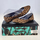 Lower East Side Leopard Print Loafers Women 9 Slip On Animal Print Flats Shoes