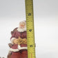 Candle-lite Sleeping Santa Candle Topper Figurine 4.25" Chair Cats Dog Gifts Vtg