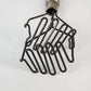 Double Wire Potato Masher Double Spring Action Black Wood Handle Farmhouse Tool