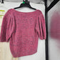 5 Tops Sweaters Ladies Women Pink Red White Medium Kathy Lee Heidi Worthington