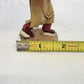 Rainbow C.Zopah Handmade Feather Folk Art Figure Colorful Wood Base 5" 154-168