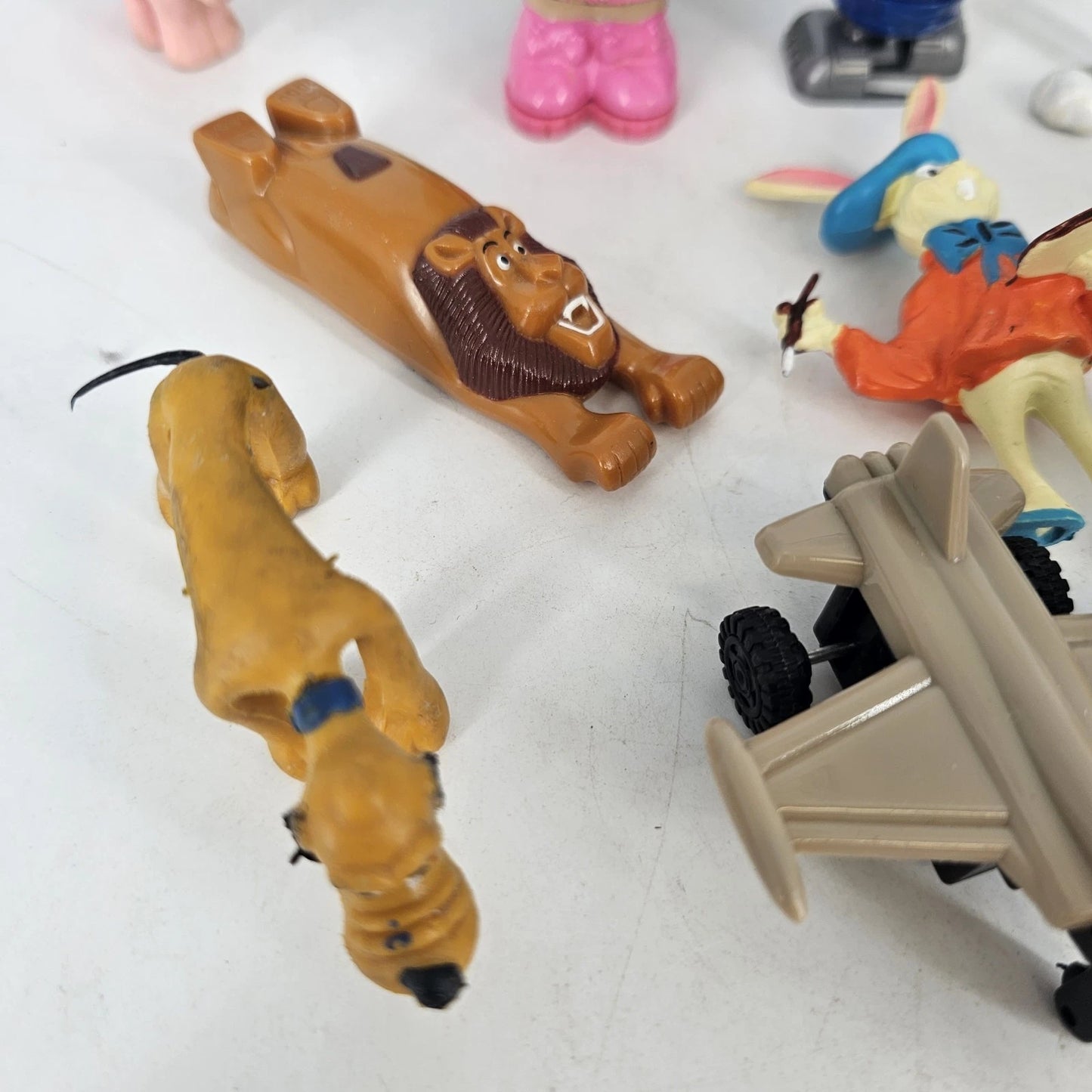 Mini Toy Lot 25 Pc Disney Peanuts Smurfs McDonalds Tomy Micropets Pony Vintage