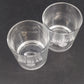 Vintage Jim Beam Etched Whiskey Rocks Glasses Golf Football Pair