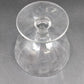 Candy Dish Etched Cut Compote Sunburst Floral Clear Glass Footed 5.25"x4.5"