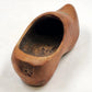 Hand Painted Single Dutch Wooden Clog Shoe Klomp Marked Holland Windmill Varnish