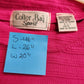 Colter Bay Sport Shirt Women Small Pink Short Sleeve Poly Cotton Casual Top