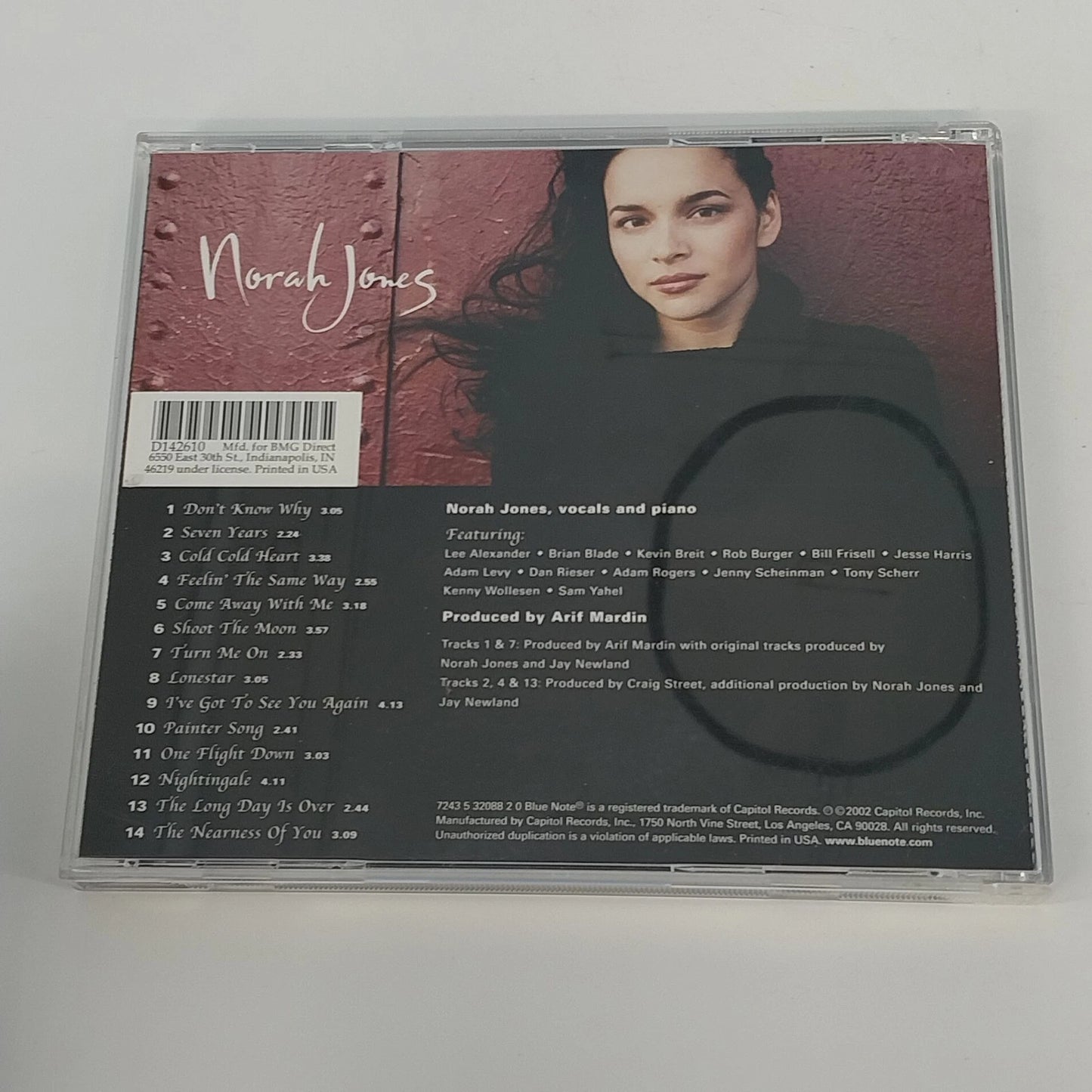 Norah Jones CD Lot Come Away With Me Feels Like Home Harp by Sea 3 Discs